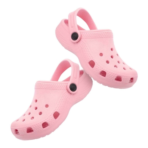 Crocs Infantil Feminino Nuvem EVA Rosa - comprar online