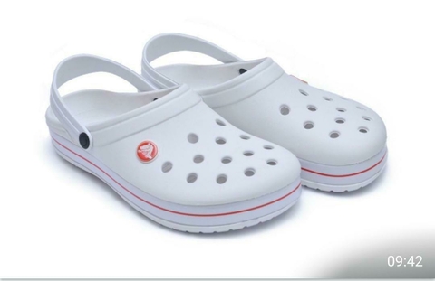 Crocs Adulto Unissex Fita Lateral Branco
