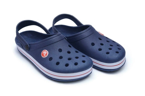 Crocs Adulto Masculino Fita Lateral Azul - comprar online