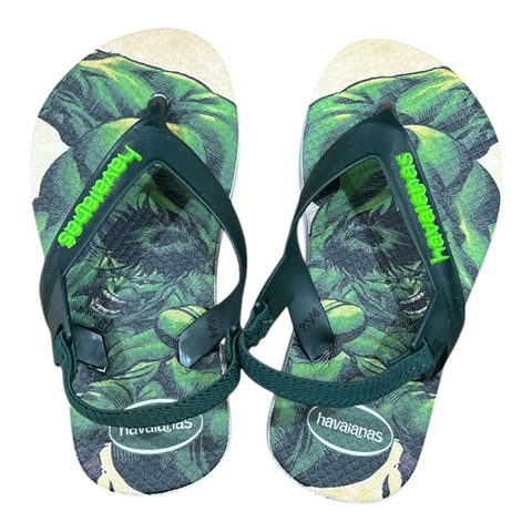 Chinelo Baby Masculino Havaianas - Hulk - comprar online