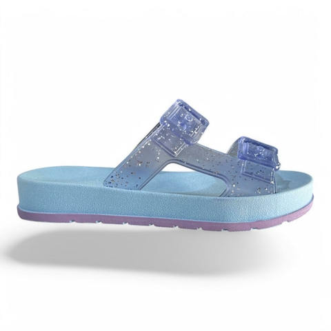 Papete Infantil Feminino Azul/Glitter - comprar online
