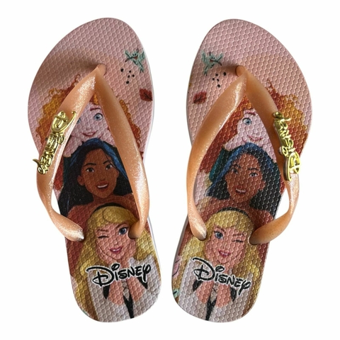 Chinelo Feminino Infantil Disney - Princesas - comprar online