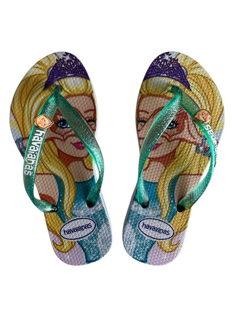 Chinelo Feminino Infantil Havaianas Piercing - Loirinha - comprar online