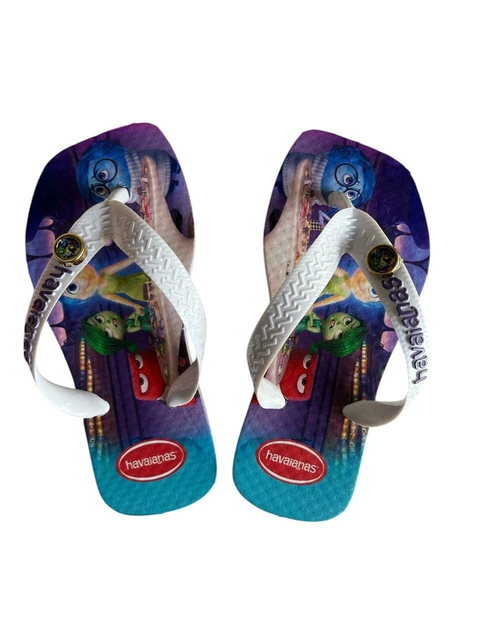 Chinelo Feminino Infantil Havaianas Tira Larga Piercing Divertidamente - comprar online