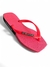 Chinelo Feminino Infantil Havaianas Rubber Pink/Preto - comprar online