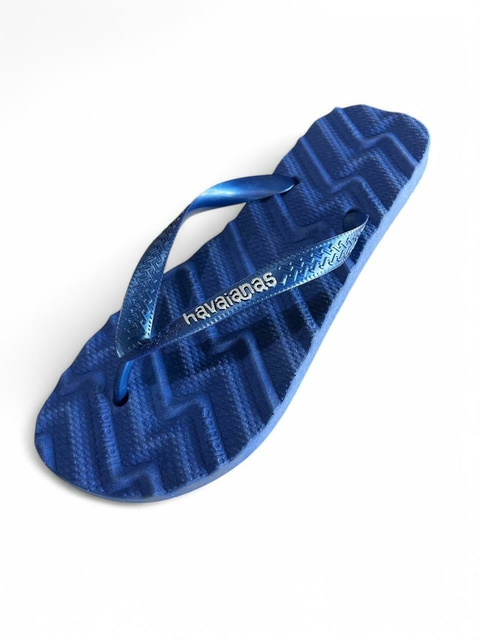 Chinelo Masculino Adulto Havaianas Track Waves Azul - comprar online