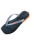 Chinelo Feminino Infantil Havaianas Rubber Preto/Laranja - comprar online