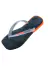 Chinelo Feminino Infantil Havaianas Rubber Preto/Laranja - comprar online