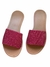 Slide Feminino Adulto - Rasteirinha Brilho Pink - comprar online