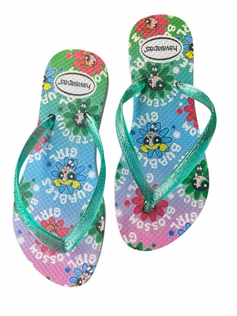 Chinelo Femininino Adulto Havaianas Coleção Transfer - Meninas Super Poderosas - comprar online