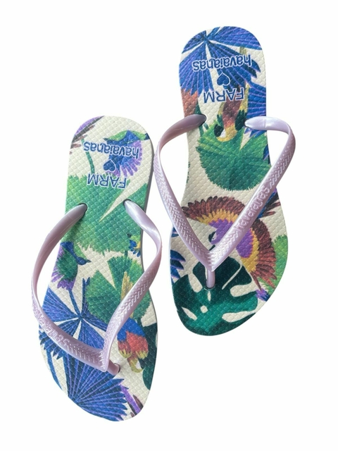 Chinelo Femininino Adulto Havaianas Coleção Farm Transfer - 005 promoção - comprar online