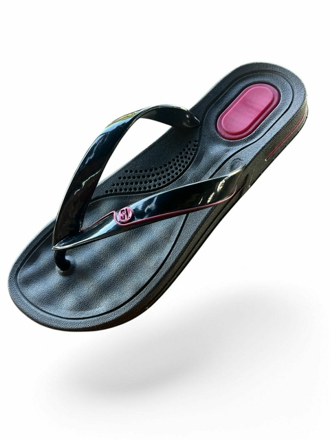 Chinelo Feminino Adulto Santa Lolla Plataforma Amortecedor - Preto - comprar online
