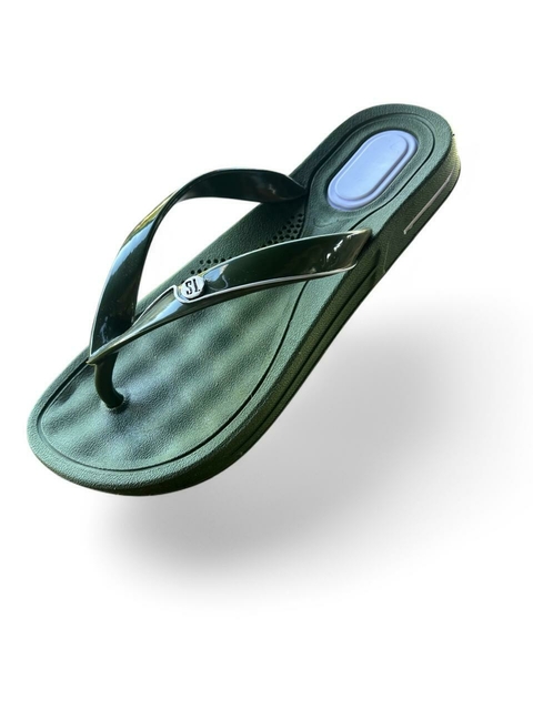 Chinelo Feminino Adulto Santa Lolla Plataforma Amortecedor - Verde Militar - comprar online