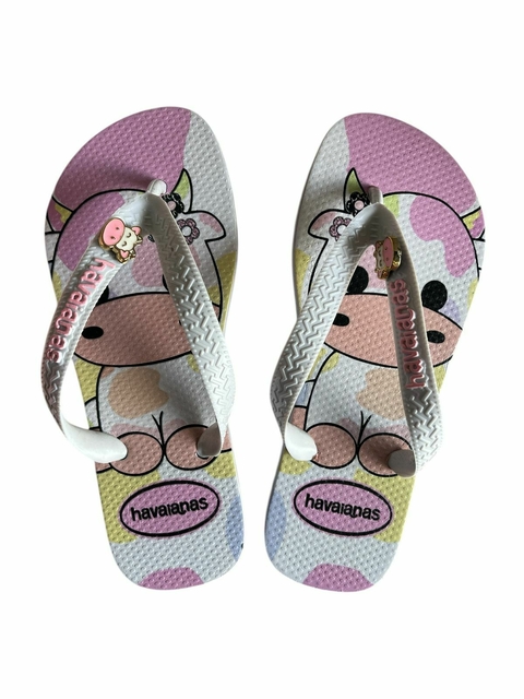 Chinelo Feminino Adulto Tira Larga Vaquinha 006 - comprar online