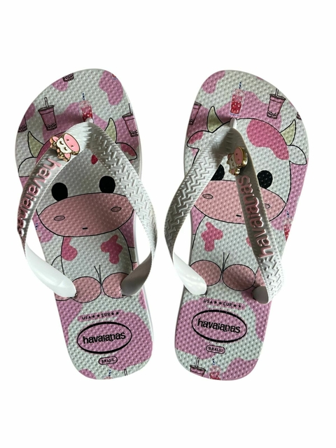 Chinelo Feminino Adulto Tira Larga Vaquinha 002 - comprar online