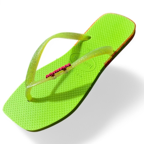 Chinelo Feminino Adulto Havaianas Rubber - Verde Neon promoção - comprar online