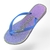 Chinelo Feminino Adulto Havaianas Glitter Glow - Lilás - comprar online