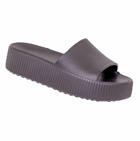 Slide Plataforma EVA Nuvem Feminino Adulto Haley - Preto