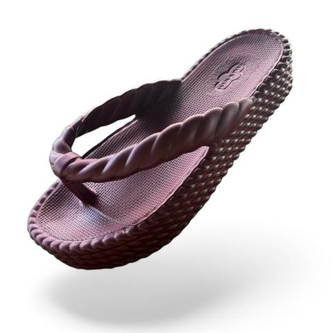 Chinelo Feminino Adulto Marrocos 4 Tranças Nuvem EVA - Bordô - comprar online