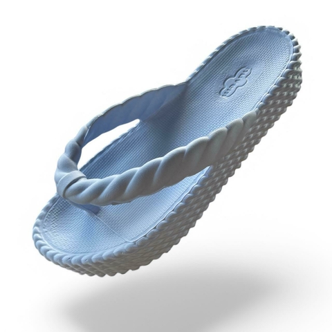 Chinelo Feminino Adulto Marrocos 4 Tranças Nuvem EVA - Azul - comprar online