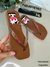 Chinelo Feminino Adulto Vaquinha Quadrado - Coffe - comprar online