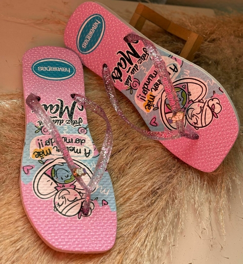 Chinelo Feminino Adulto Bico Quadrado Havaianas - Dia das Mães - comprar online