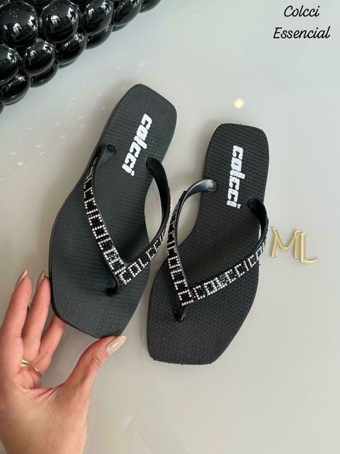 Chinelo Feminino Adulto Colcci Essencial - Preto - comprar online