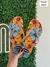 Chinelo Femininino Adulto Havaianas Coleção Transfer - Flor Azul/Amarelo - comprar online