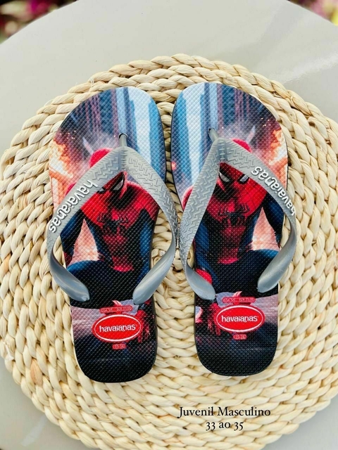 Chinelo Masculino Infantojuvenil Havaianas Homem Aranha - comprar online