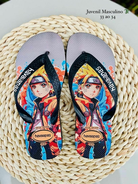 Chinelo Masculino Infantojuvenil Havaianas Naruto - comprar online