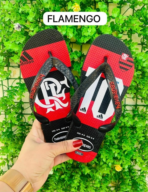 Chinelo Masculino Adulto Havaianas Coleção Flamengo - comprar online