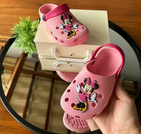 Crocs Infantil Feminino Mico Expandido Personagem Colado - Minnie - comprar online