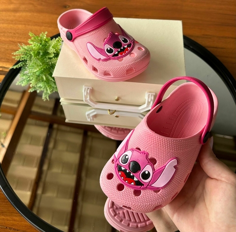 Crocs Infantil Feminino Mico Expandido Personagem Colado - Angel - comprar online