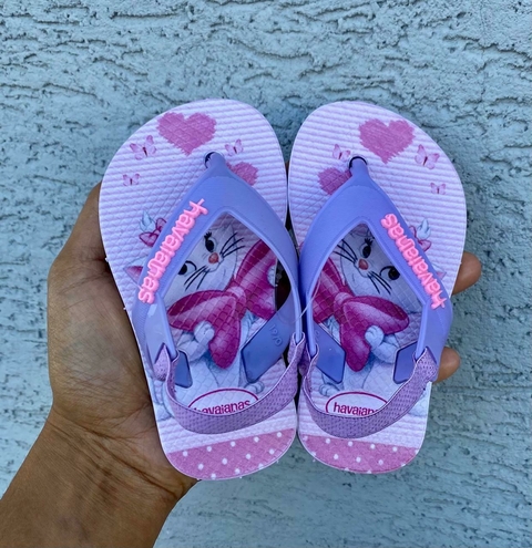 Chinelo Feminino Baby Havaianas Gata Marrie - comprar online