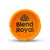 Cinzeiro de Silicone Redondo Laranja
