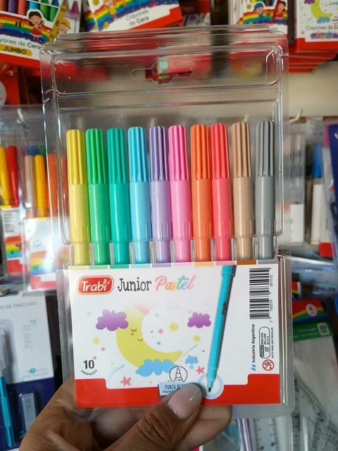FIBRAS TRABI X 10 PASTEL