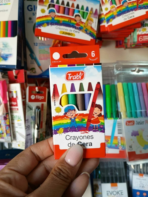 Crayon Cera x 6 Trabi