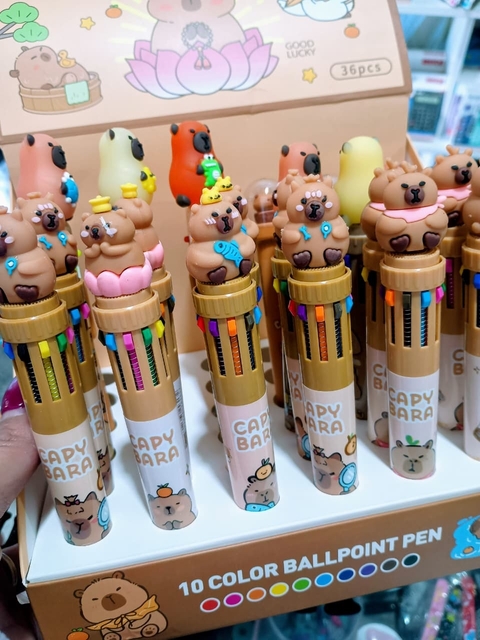 BOLIGRAFO MULTI X 10 CAPIBARA - comprar online