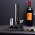 Kit Abridor de Vinho Elétrico Preto, Saca-Rolhas Automático Premium na internet