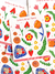 Planilla de stickers "Señora de las flores" en internet