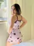 Pijama Luanna Rosa - Gatos