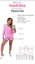 Pijama Ísis Rosa na internet