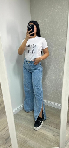 Jean WiDe Tajo Lateral - comprar online