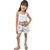 Conjunto Infantil Short e Cropped com Tule e Brilhos -Cili-