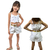 Conjunto Infantil Short e Cropped com Tule e Brilhos -Cili-