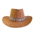Imagem do Chapéu cowboy boiadeira de camurça com faixa personalizada estilo Ana Castela qualidade premium