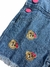 Macaquinho Jeans Infantil Bordado Ursinha Macacão -Kerolli- - comprar online