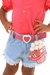 Kit 3 Short Jeans Infantil Feminino Menina Preço De Fábrica - Lolla Kids Oficial