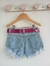 Short Jeans desfiado Sorvetinho na internet