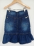 Saia Comprida Jeans com Babados - comprar online